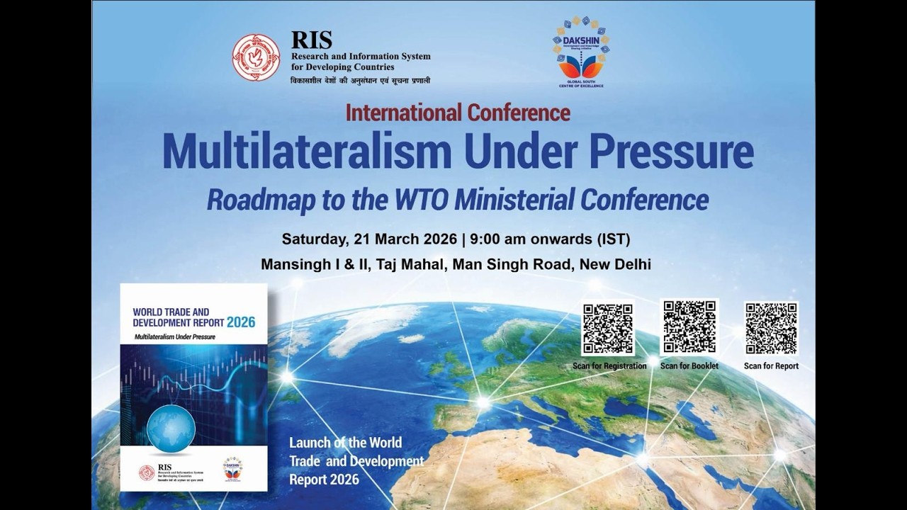 International Conference: Multilateralism Under Pressure Roadmap to the WTO Ministerial Conference