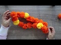 DIY Tissue Paper Marigold Garland for Home Decoration | Tissue Paper Flowers