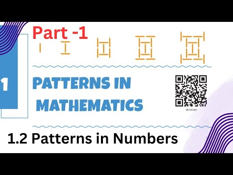 Chapter 1 Pattern Math Patterns in mathematics | Part -1 | class 6 mathematics | Chapter- 1 ...