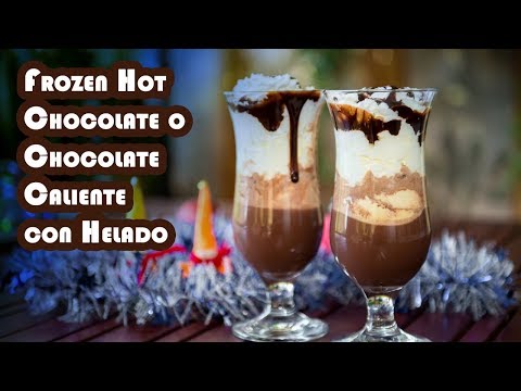 Frozen Hot Chocolate o Chocolate Caliente con Helado Riquisimo