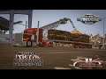 Transporting crushed cars joel collins rollin 389 american truck simulator