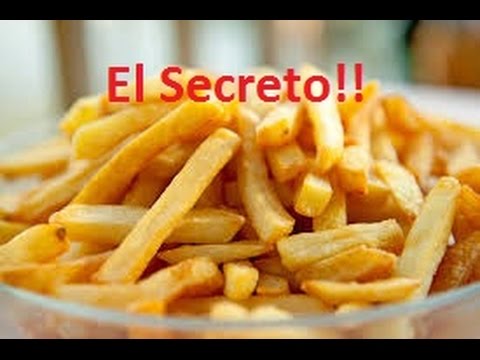 Papas fritas crujientes tipo McDonalds El secreto Facil muy crocantes -  YouTube