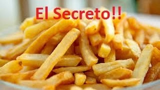 Papas fritas crujientes tipo McDonalds El secreto Facil muy crocantes