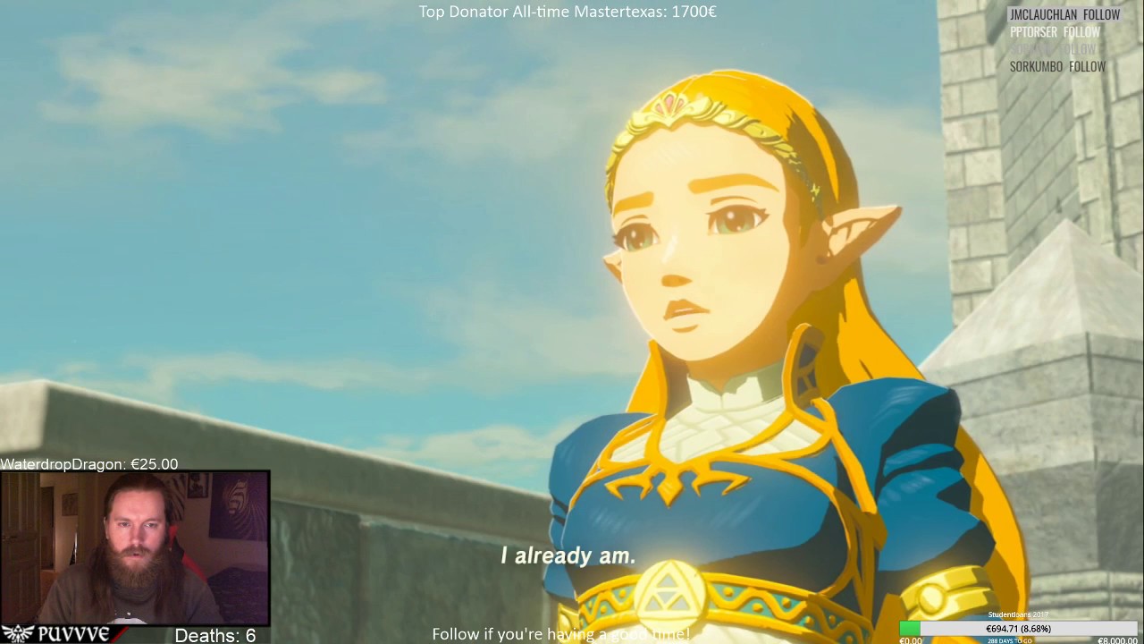 Zelda BotW 12'th Memory. Last Memory in Hyrule Castle. YouTube