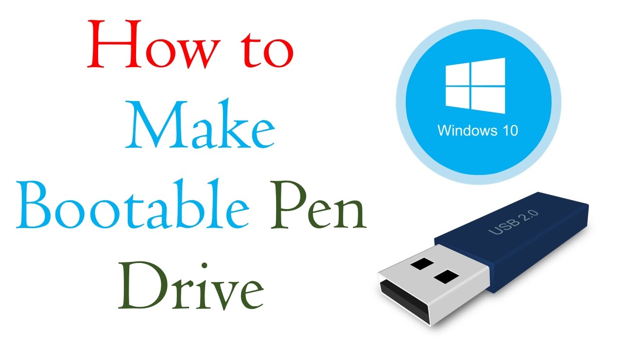 How to Create Windows 10 Bootable USB Flash Drive - YouTube