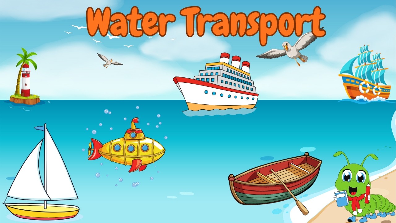 Water Transport for Kids | Vehicles on Water | Water Transport Vehicles for Preschool Kids