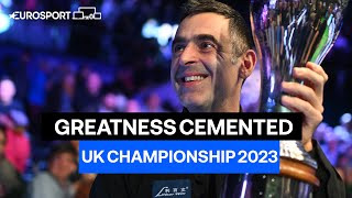 REACTION 🎥 | Ronnie O’Sullivan makes HISTORY by beating Ding Junhui in UK Championship final 🚀🐐 image
