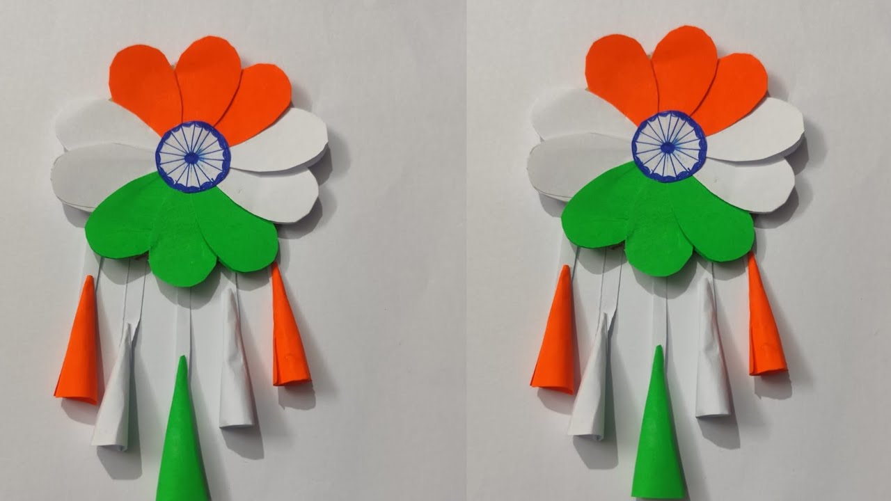 Republic Day Wall Hanging Craft | Tricolour Paper Craft for 26 January | Easy DIY Home Decoration