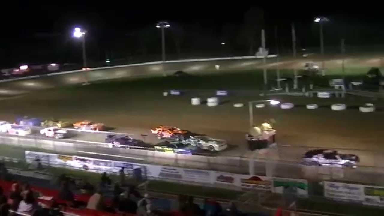 Stock Car Feature McKean County Raceway 51014 YouTube