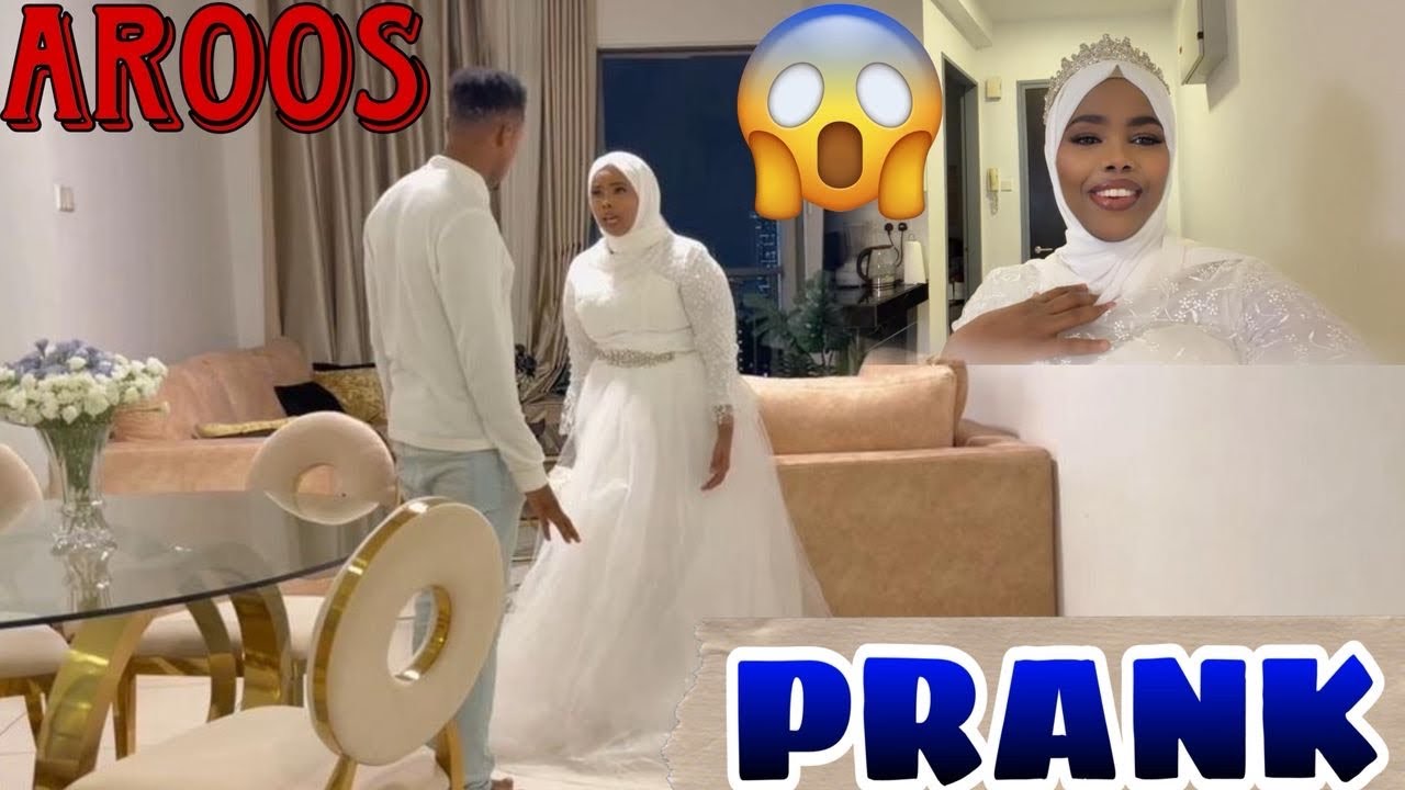 AROOS ISKU BADALAY DAGAAL PRANK😱😭