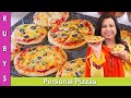 Kids Favorite Personal Pizza Tawa or Oven 2 ways Recipe in Urdu Hindi - RKK