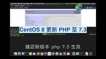 CentOS 8.1 更新 PHP 至 7.3