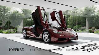 3D Website Concept & Virtual Car Showroom