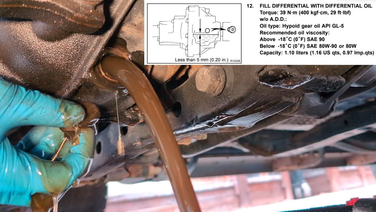 3rd gen 4runner Front Differential Fluid Change - YouTube
