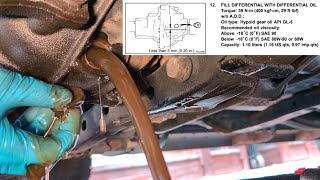 3rd gen 4runner Front Differential Fluid Change