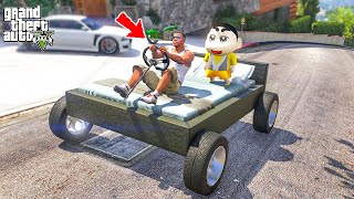 Shinchan and Franklin Turning Franklins Bed into Racing Car in GTA 5