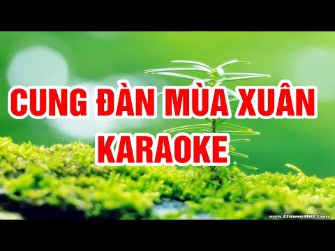 karaoke cung đàn mùa xuân tại Xemloibaihat.com