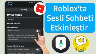 ROBLOX ARTIK HERKES SESLİ SOHBET KULLANABİLİYOR | Roblox Türkçe | Roblox Sesli Sohbet (2024)