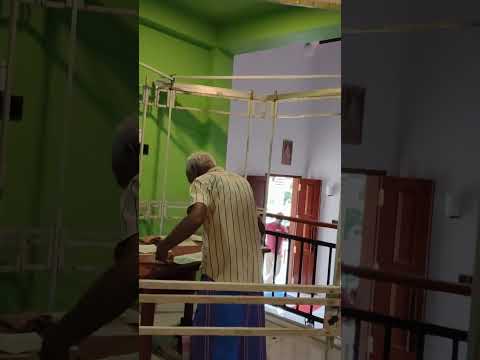 අපේ දුව පිරිත් මණ්ඩපය සරසමින්