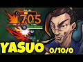 Wild Rift Yasuo Mid Lane Gameplay in Season 21 (Build & Runes)