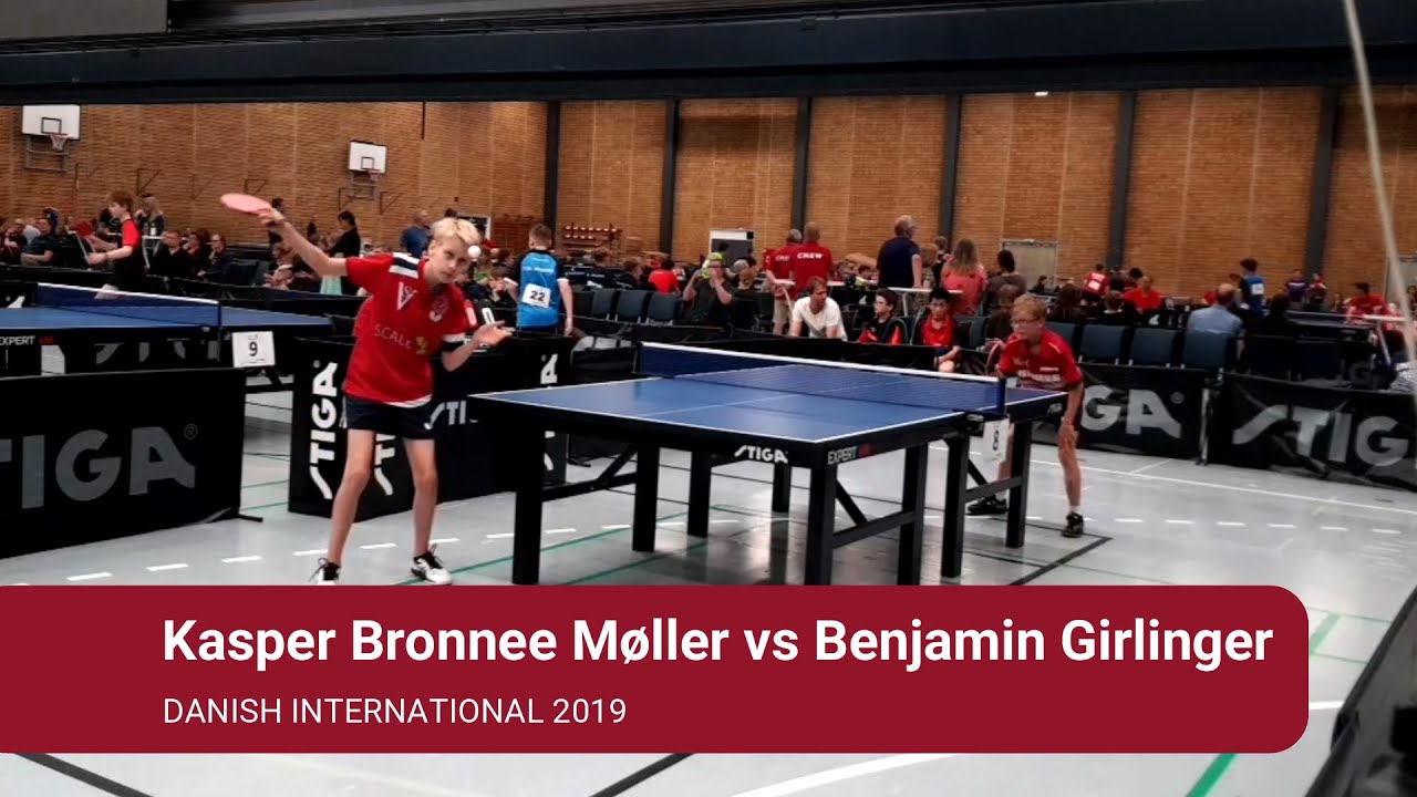 Table tennis: Kasper Bronne Møller vs Benjamin Girlinger