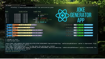Random Joke Generator in Reactjs in 9 minutes (ASMR Coding | No Talking)