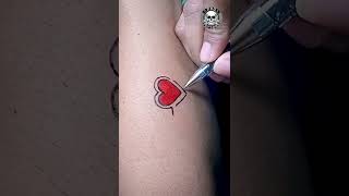 Download Lagu Heart Tattoo | Heartbeat and Arrow Tattoo ❤️ #shorts #tattoo #heart MP3