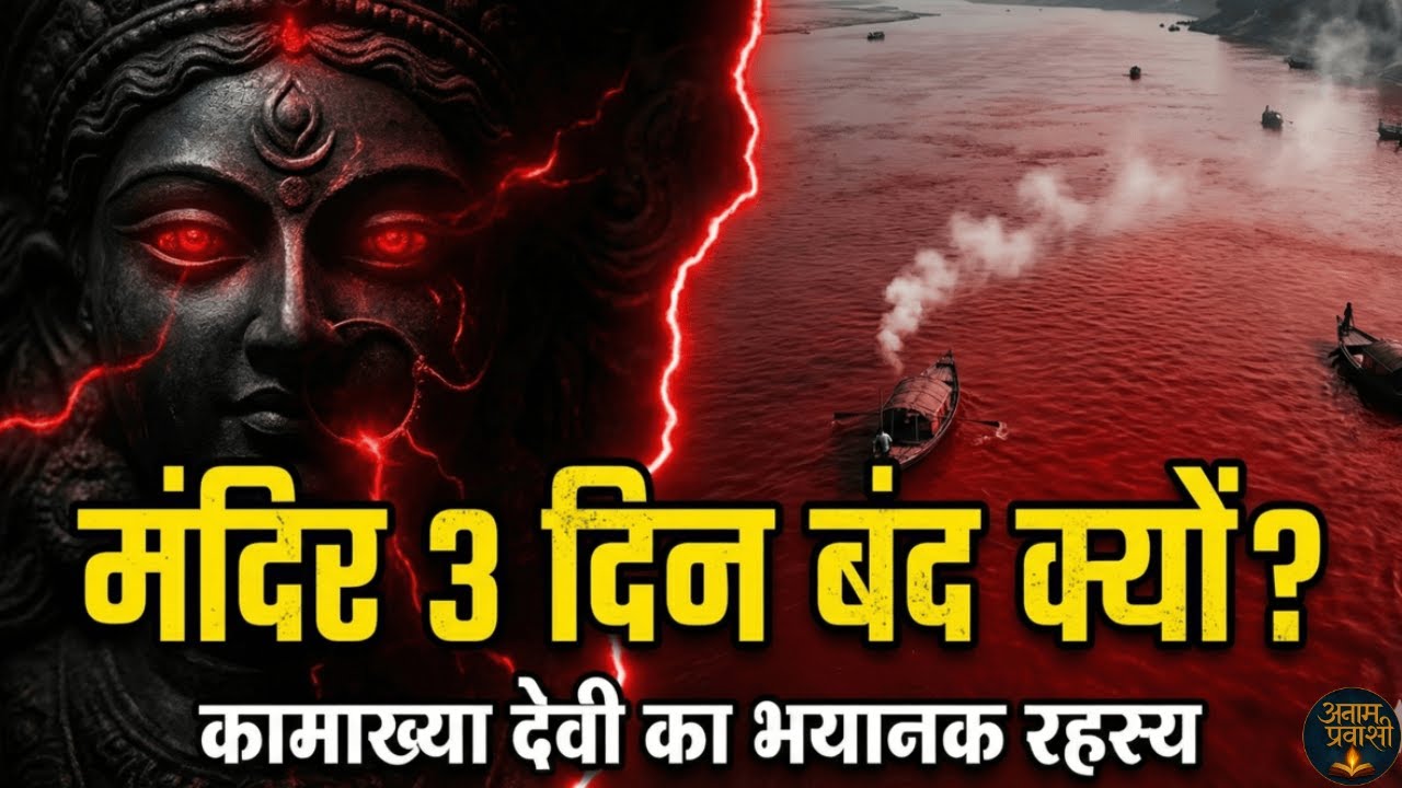 “कामाख्या का अम्बुबाची रहस्य — मंदिर 3 दिन बंद क्यों? 😱”.