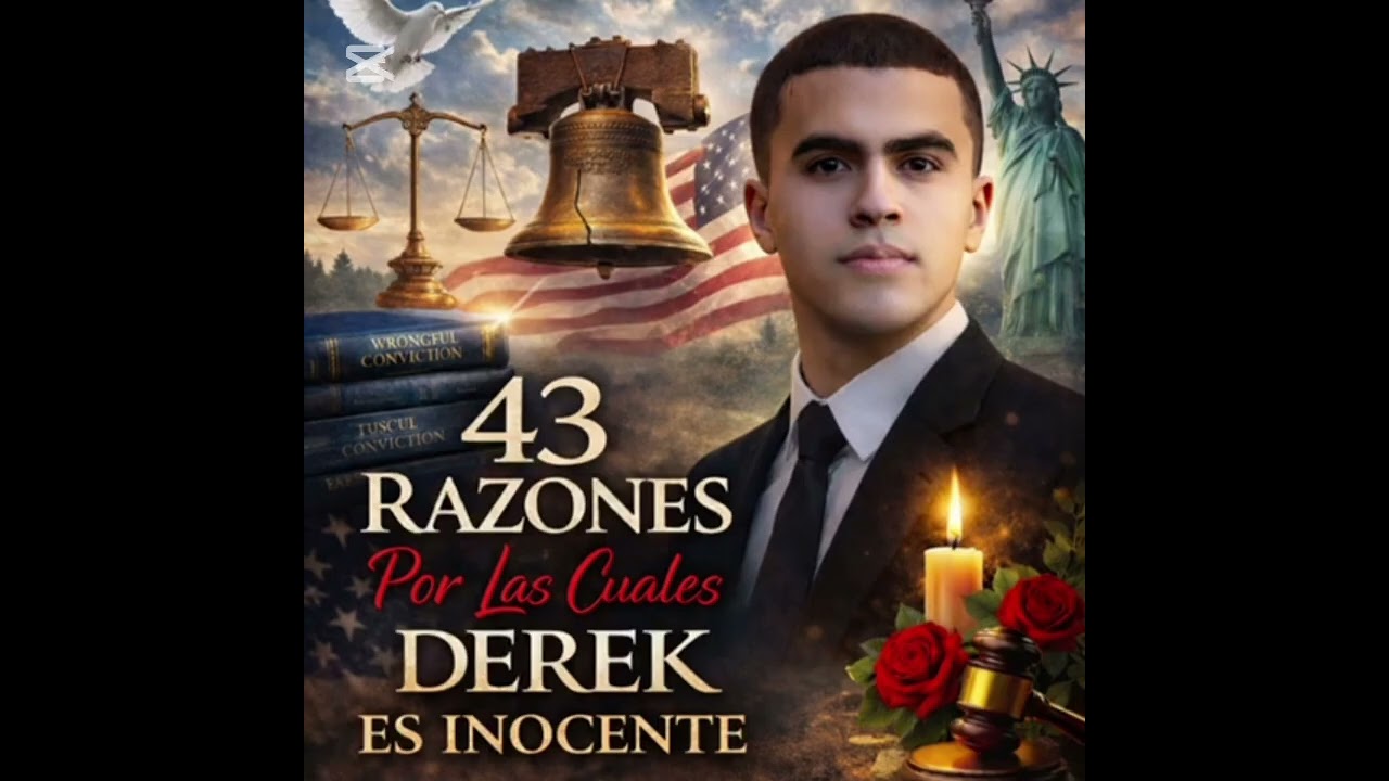 CUARENTA Y TRES (43) RAZONES QUE CONFIRMAN LA INOCENCIA DE DEREK ROSA