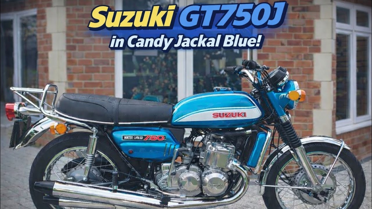 1972 SUZUKI GT750J, CONCOURS! - YouTube