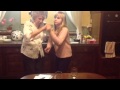 Nanny and lizzie dancing