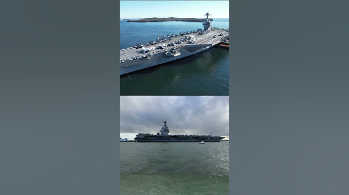 Gigante dos Mares: Conheça o USS Gerald R. Ford, o Maior Porta-Aviões do Mundo