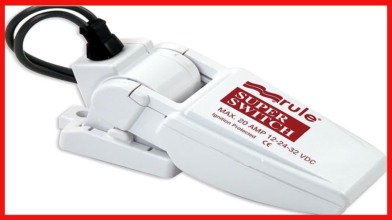 Automatic Boat Bilge Pump Float Switch – 12/24/32VDC, Moisture-Tight Seals, Ignition Protected