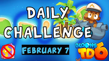 Bloons TD 6 Daily Challenge | Solo Acuaticos | No Hero No MK No Powers | February 7 2023