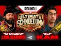Lon Harris vs King Kan - Ultimate Schmoedown Singles Tournament | Movie Trivia Schmoedown