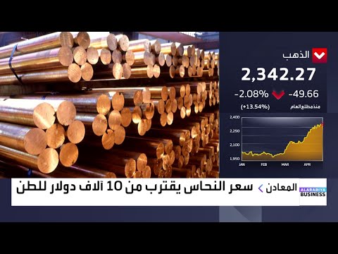 سعر النحاس يقترب من 10 آلاف دولار للطن