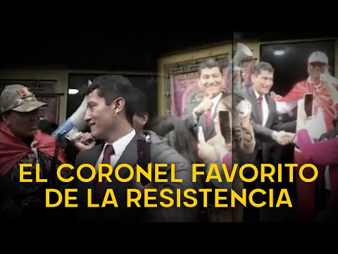 Harvey Colchado recibió baño de popularidad por parte de grupo radical "La Resistencia