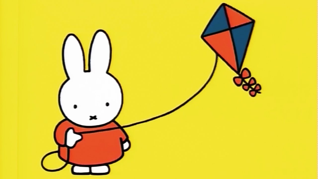 nijntje | driehoeken en vierkanten | nijntje kleuren, cijfers en vormen | konijntje tekefilm