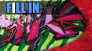 Graffiti Tutorial  How to make dope FILL IN