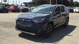 Blue 2021 Toyota RAV4 XSE TECHNOLOGY PACKAGE Review Brockville Ontario - 1000 Islands Toyota