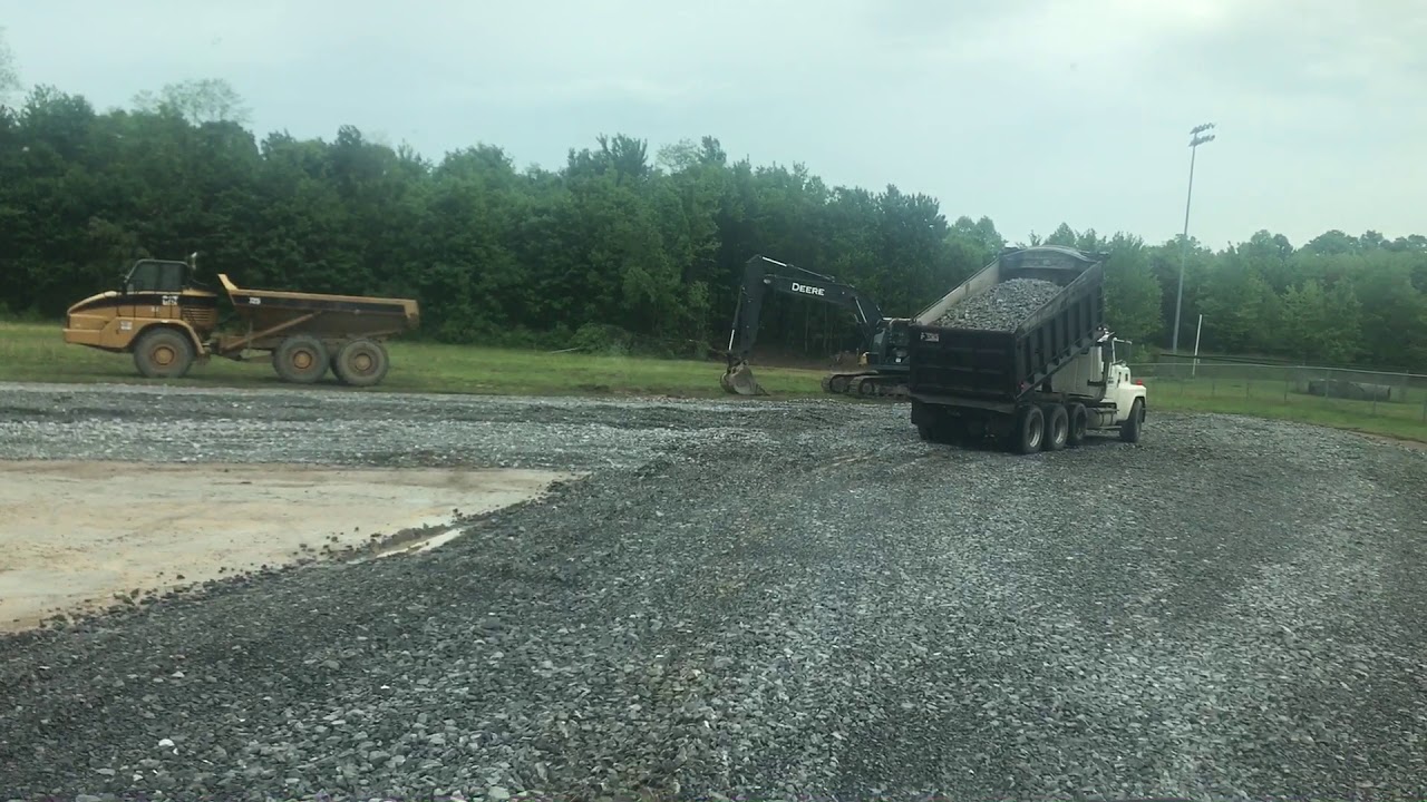 How to spread gravel backwards YouTube