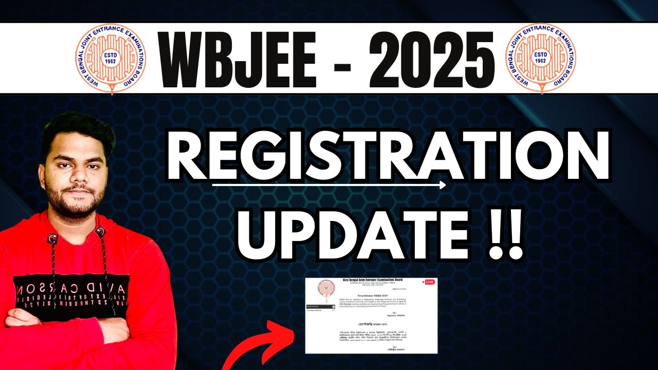 WBJEE 2025 REGISTRATION UPDATE 🚨| WBJEE 2025 UPDATE | WBJEE 2025 ...