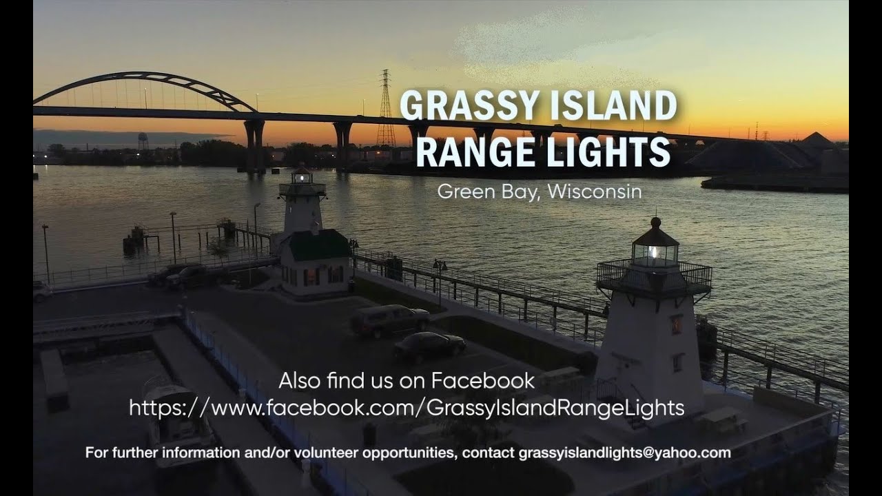 Introducing the Grassy Island Range Lights, Green Bay, WI YouTube