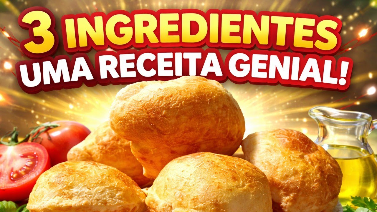 Descobri Esse Segredo Genial! Com Apenas 3 ingredientes Fiz Bolinhos Econômicos uma Receita Prática.