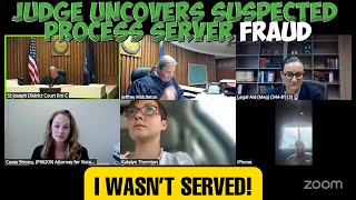 Judge Uncovers Suspected Process Server Fraud #eviction Net Worth