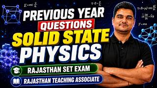 Rajasthan set 2026 physics | RSET Pyqs solid state physics | Rajasthan Teaching Associate