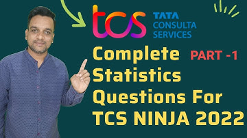 Elementary Statistics Questions and Answers for TCS NQT 2022 | Prepare for TCS Ninja and TCS Digital