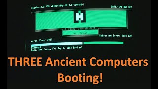 Three Independent Convergent Technologies AWS Turbo Systems Booting to their Original CTOS Login!