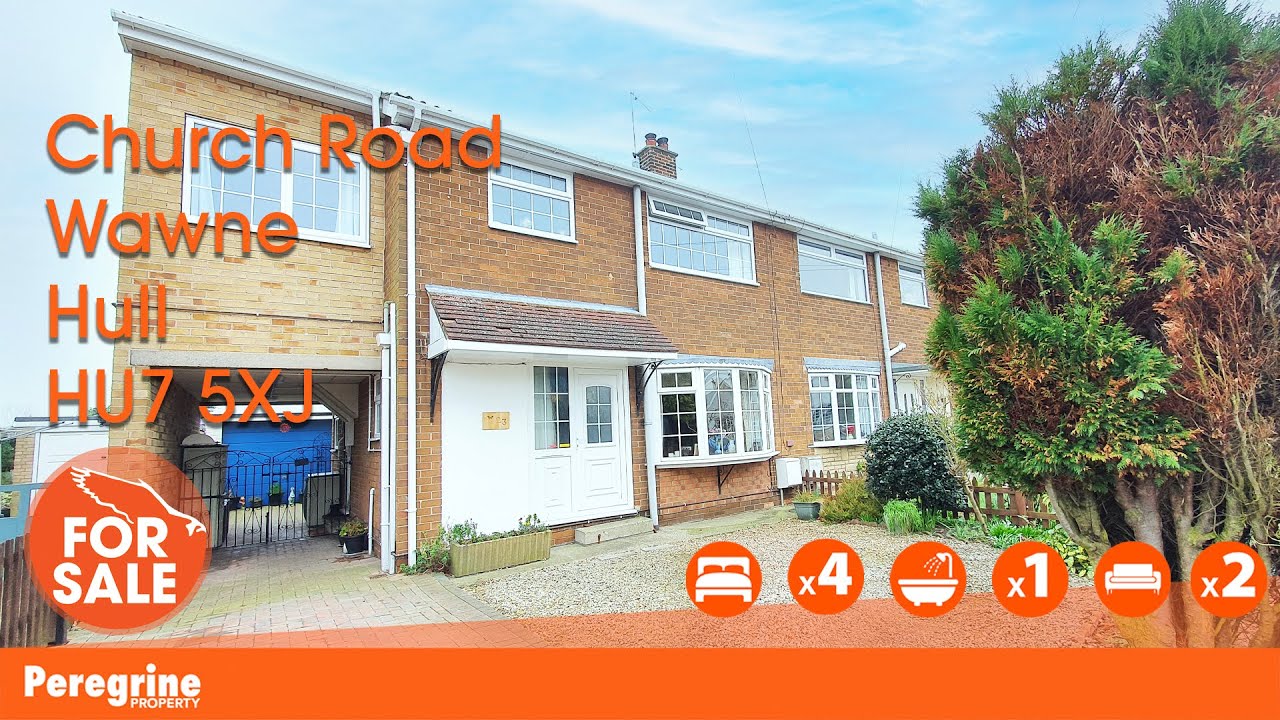 Peregrine Property FOR SALE Church Road, Wawne, Hull, HU7 5XJ YouTube