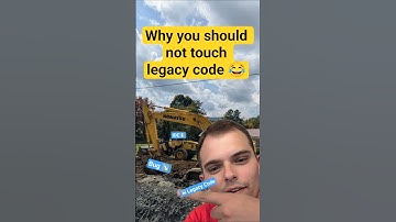 Why you should not edit legacy code 👴🏚️😂 #funny #programming #ai #coding